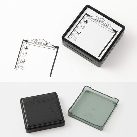 Oil-based rubber stamp pad stamp is great for use in everyday notes, journaling, notebooks, sticky notes and on presents.