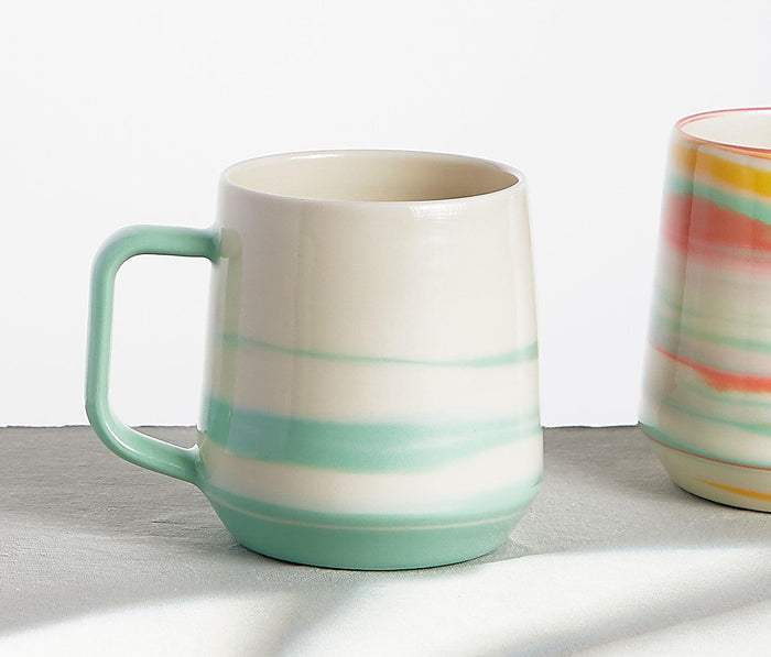 Coffee tea Mint Mug by Clay Factor
