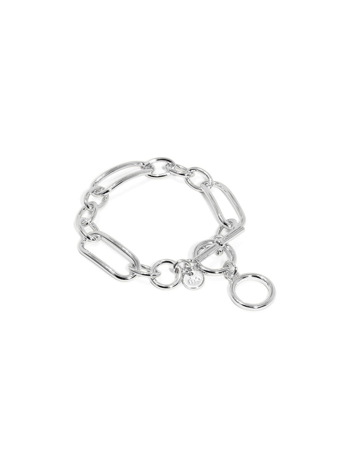 Mixed Chain Toggle Bracelet