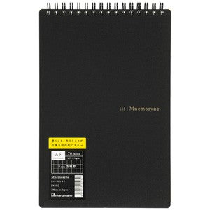Mnemosyne N165 A5 5mm Spiral Ring Memo Pad- 5.8 by 8.25 inches