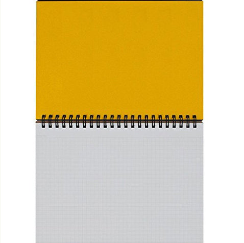 Maruman Mnemosyne Spiral Bound Creative Notebook, A5 size , 8.25X5.8 inches with 5 MM grid pattern.