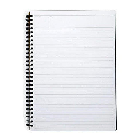 Maruman Mnemosyne Spiral Bound Creative Notebook, B5 size , 7.6X9.9 inches with 7 MM line spacing.