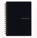 Mnemosyne Spiral Bound Daily Memo Pad,A6 size notebook, 4.25x5.8 inches with spaced at 7mm intervals.