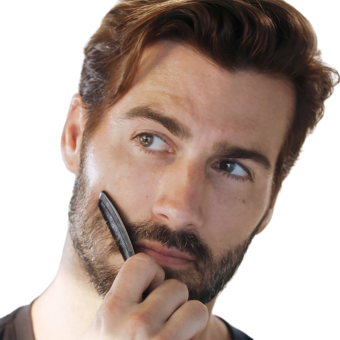 Moustache Scissors with Comb