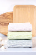 MU Kitchen | Blue Honeycomb Terry Towel