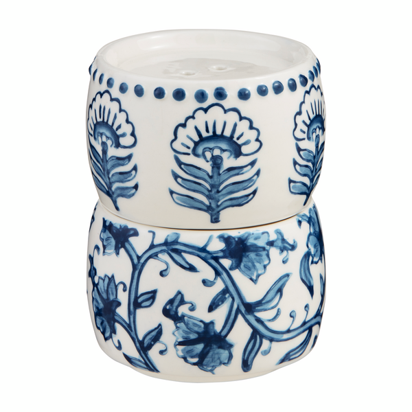 Mud Pie | Block Print Salt and Pepper Set