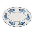 Mud Pie | Blue Block Print Platter