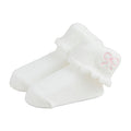 Mud Pie | Bow Pointelle Foldover Socks