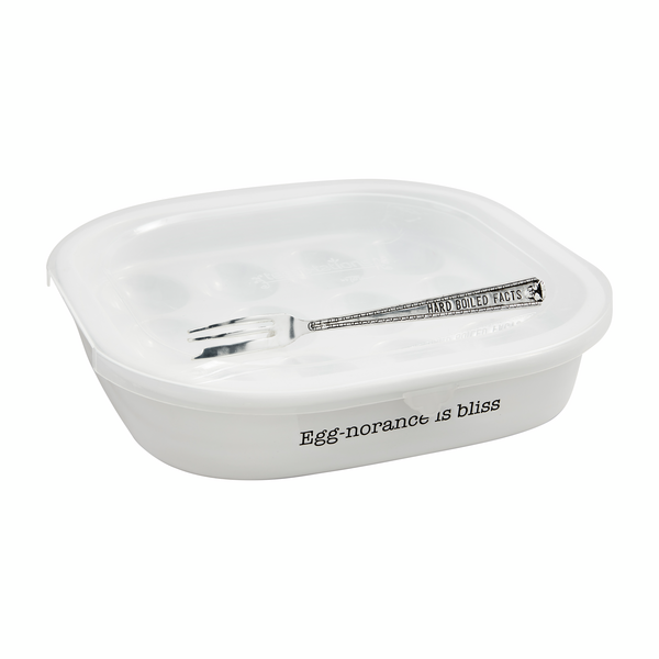 Mud Pie | Deviled Egg Tray and Lid Set