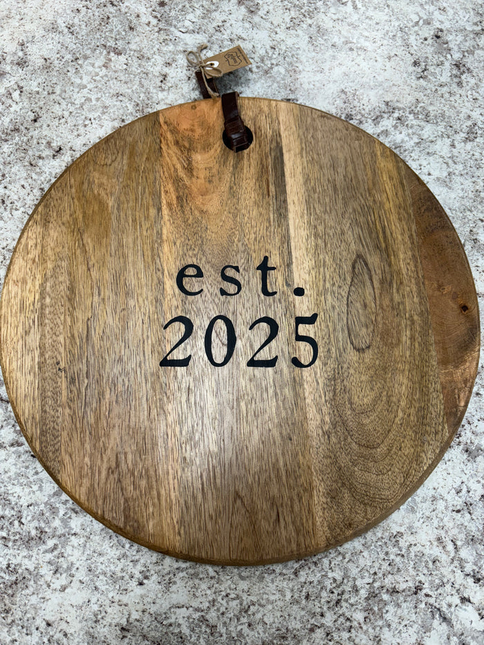 Mud Pie | Est. 2025 Wood Board