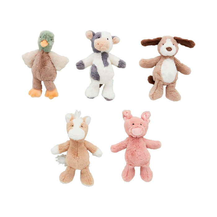 Mud Pie | Farm Plush Rattle, Assorted Styles