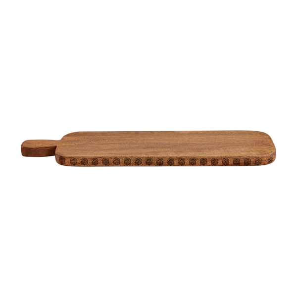 Mud Pie | Floral Engraved Paddle Board