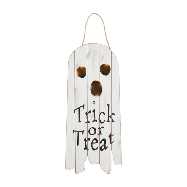 Mud Pie | Ghost Light-Up Door Hanger