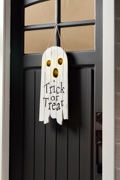 Mud Pie | Ghost Light-Up Door Hanger