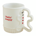 Mud Pie | Gingerbread Man Handle Mug