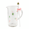 Mud Pie | Glass Pitcher & Stirrer Set