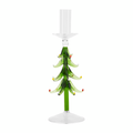 Mud Pie | Glass Tree Taper Holder, Assorted Sizes