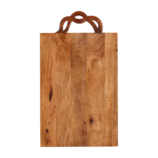 Mud Pie | Large Twisted Handle Rectangle Board