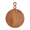 Mud Pie | Large Twisted Handle Round Board