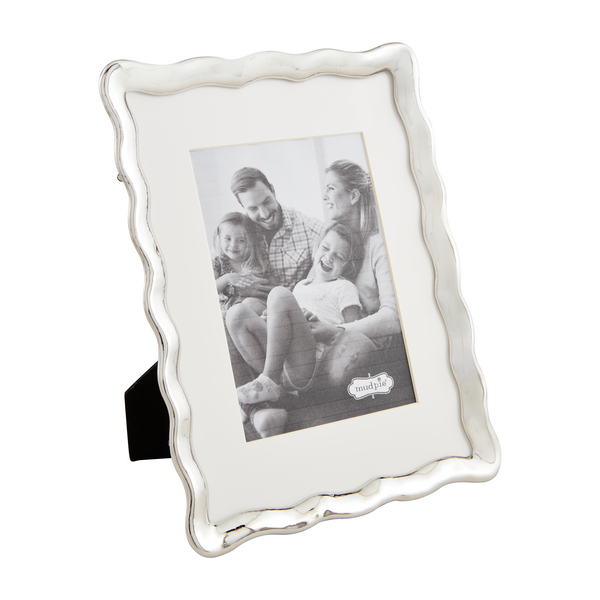 Mud Pie | Large Wavy 5x7 Metal Frame