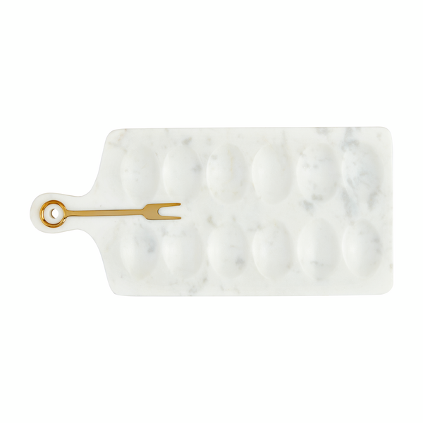 Mud Pie | Marble Devil Egg Serving Board