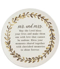 Mud Pie | Mr & Mrs Blessing Plate