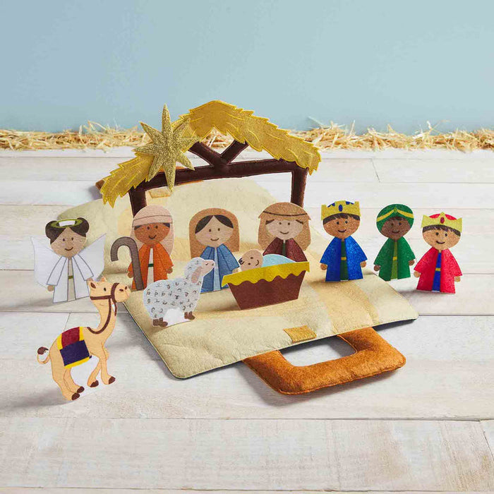 Mud Pie | My Nativity Pouch Set