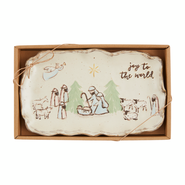 Mud Pie | Nativity Plate
