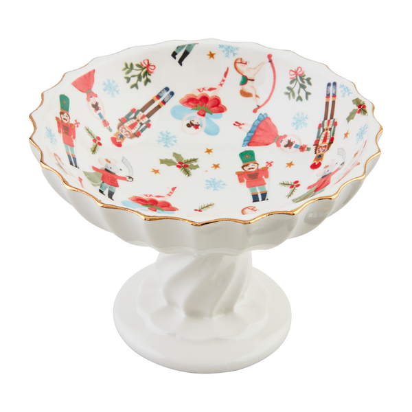 Mud Pie | Nutcracker Pedestal Candy Dish