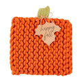 Mud Pie | Pumpkin Knit Trivet, Assorted Colors