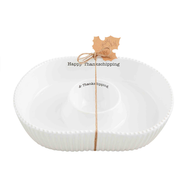Mud Pie | Pumpkin Thanksgiving Chip & Dip Bowl