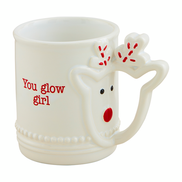 Mud Pie | Reindeer Handle Mug
