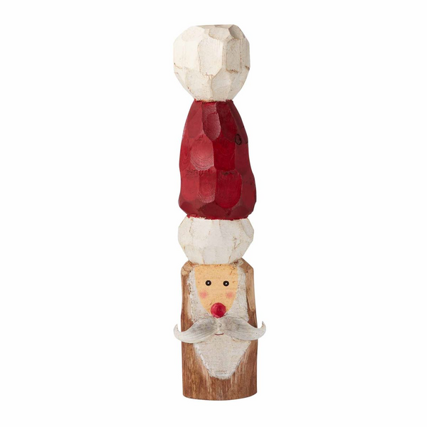 Mud Pie | Santa Wood Block Sitter, Assorted Sizes
