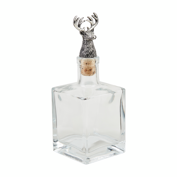 Mud Pie | Small Metal Deer Decanter