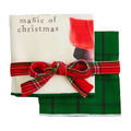 Mud Pie | Standing Classic Christmas Towel Set