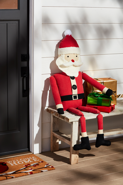 Mud Pie | Stuffed Santa Sitter