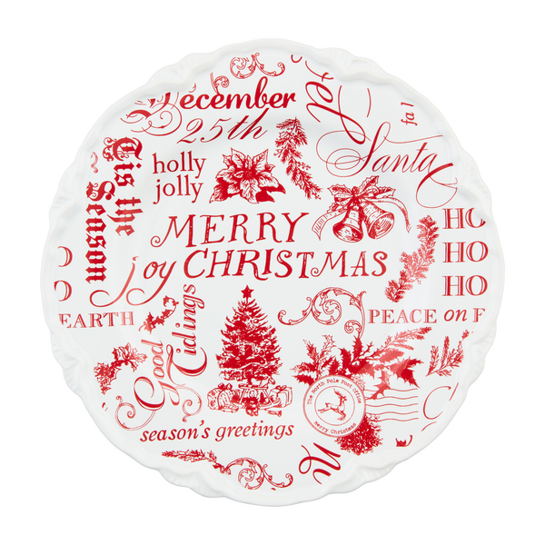 Mud Pie | Toile Dessert Plate, Assorted Designs
