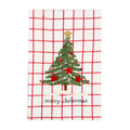 Mud Pie | Tree Classic Christmas Embroidered Towel