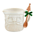Mud Pie | White Christmas Santa Pitcher W/ Spoon