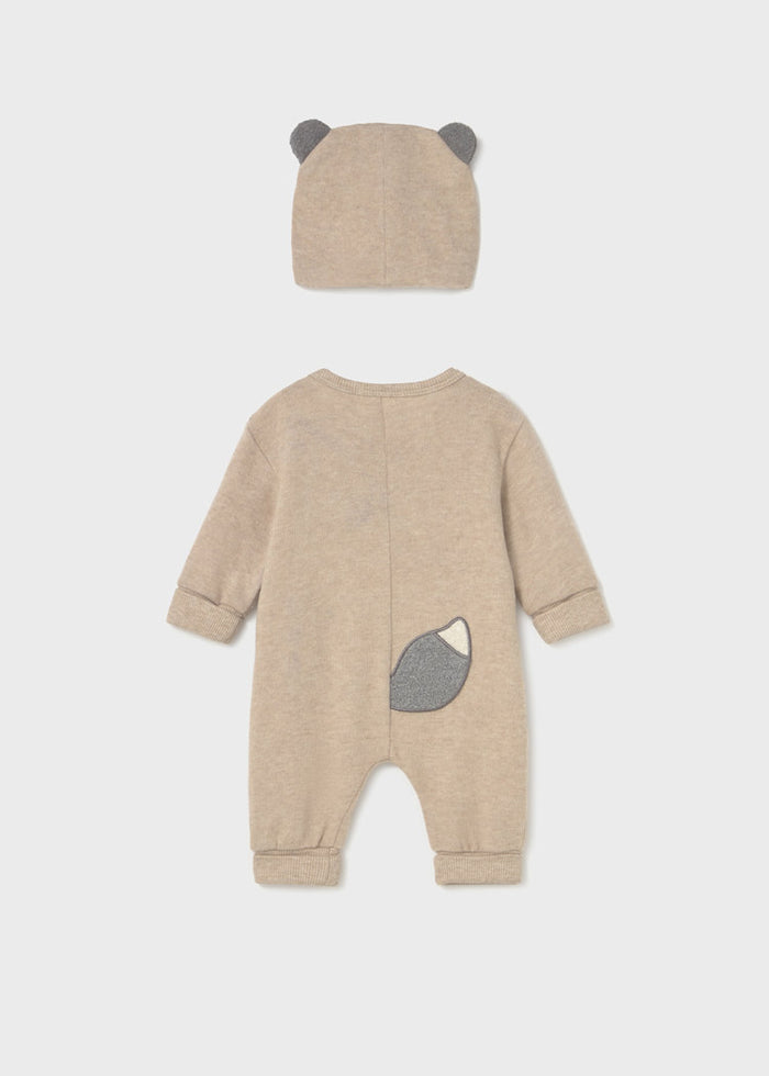 Newborn Boy animal One Piece with Hat
