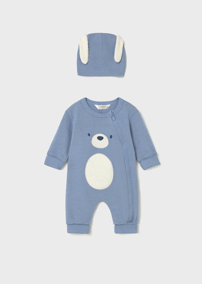 Newborn Boy animal One Piece with Hat