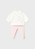 Newborn Girl Pants and Sweatshirt Set, Assorted Styles