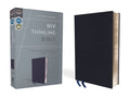 NIV, Navy Thinline Bible, Red Letter Edition, Comfort Print