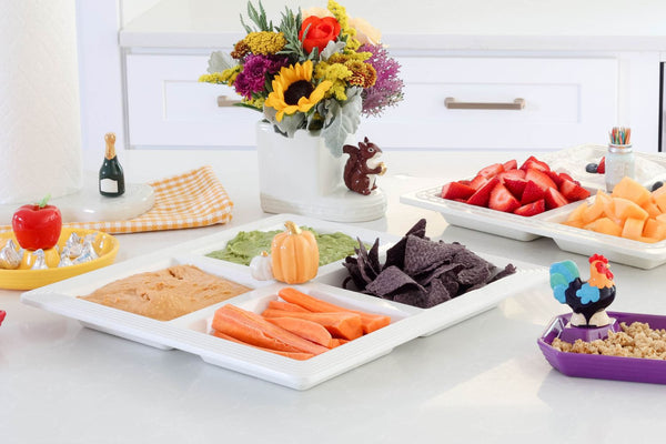 Nora Fleming | Pinstripes Melamine Sectional Server