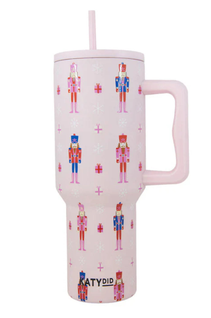 Nutcracker Christmas Drink Tumbler