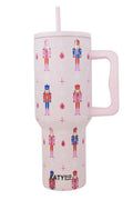 Nutcracker Christmas Drink Tumbler