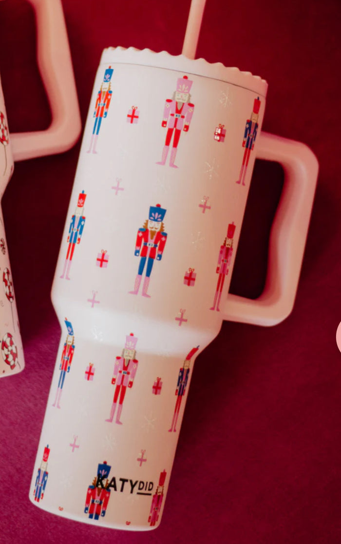 Nutcracker Christmas Drink Tumbler