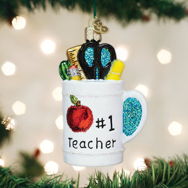 Old World Christmas - Best Teacher Mug
