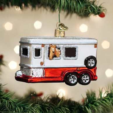 Old World Christmas - Horse Trailer