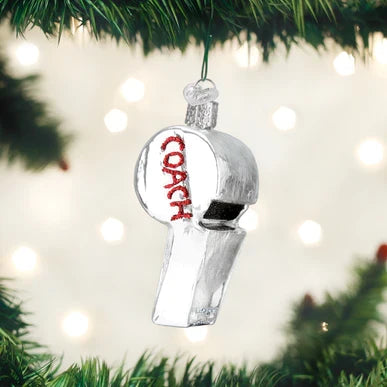 Old World Christmas - Coach's Whistle